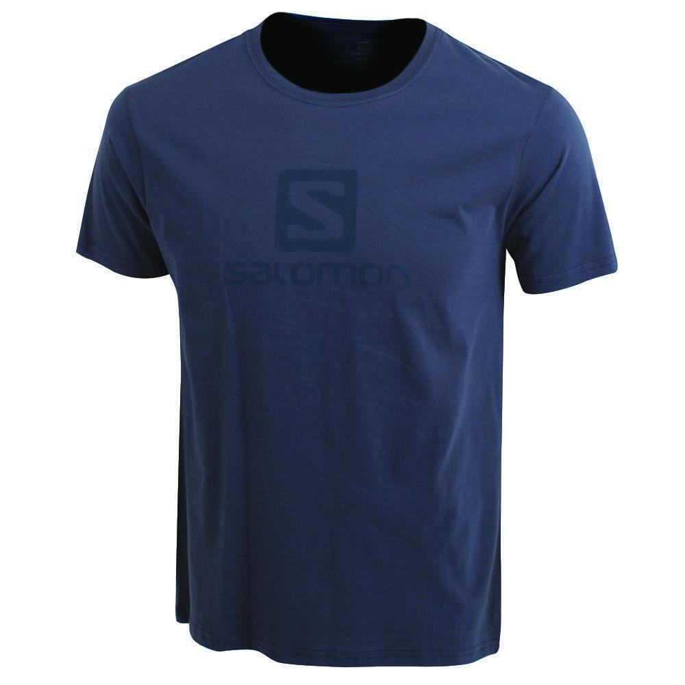 T-Shirts Salomon Homme Bleu Marine - Salomon ACHIEVE SS M - France (7139-DKQPT)